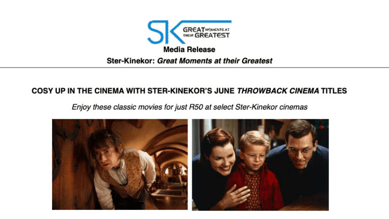 COSY UP IN THE CINEMA WITH STER-KINEKOR’S JUNE THROWBACK CINEMA TITLES COSY UP IN THE CINEMA WITH STER-KINEKOR’S JUNE THROWBACK CINEMA TITLES