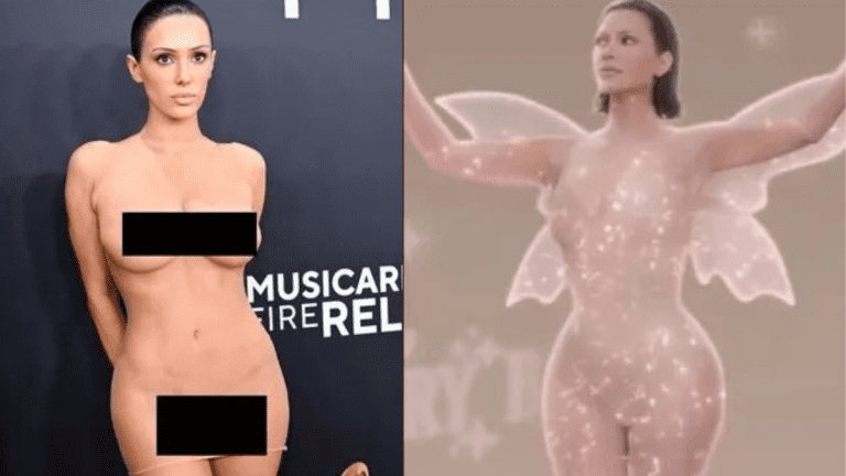 Kim Kardashian stuns in leotard as she copies Kanye’s wife Bianca’s X-rated look