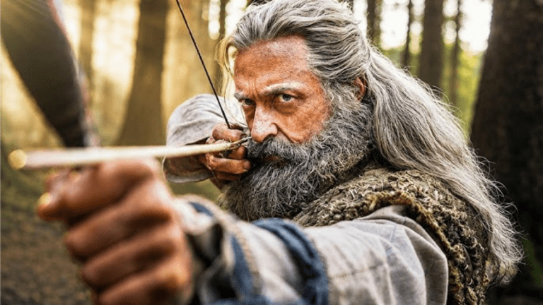 Robin Hood in The Death of Robin Hood, a dark reimagining of the legendary outlaw.