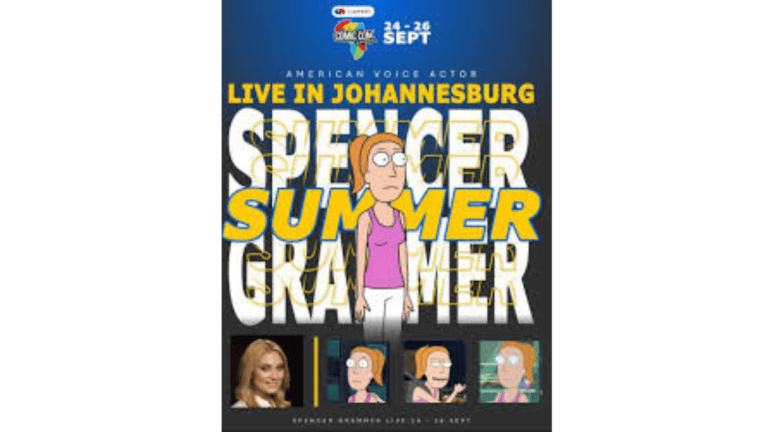Ian Cardoni, Harry Belden and Spencer Grammer announced as guests for Comic Con Africa 2026 in Johannesburg.