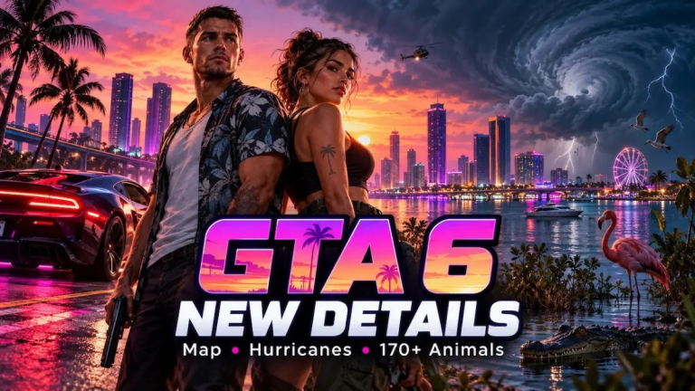 GTA 6 will reportedly feature hurricanes and more than 170 animal species.
