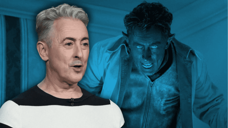 Alan Cumming as the blue mutant Nightcrawler, whom he plays in Avengers Doomsday