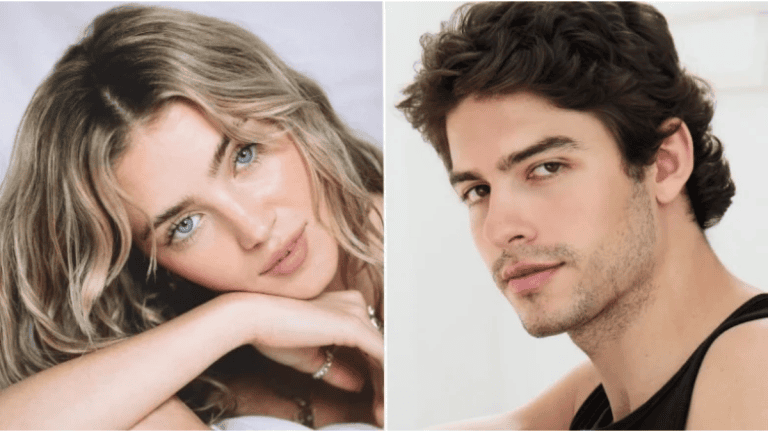 Daisy Jelley and Connor Simos, who will play Stassie and Nate in Netflix’s Icebreaker series