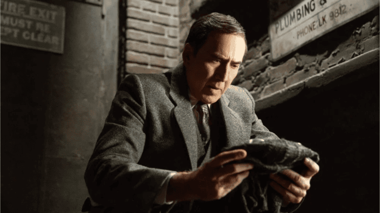 Nicolas Cage as private detective and masked superhero Ben Reilly in Spider-Noir