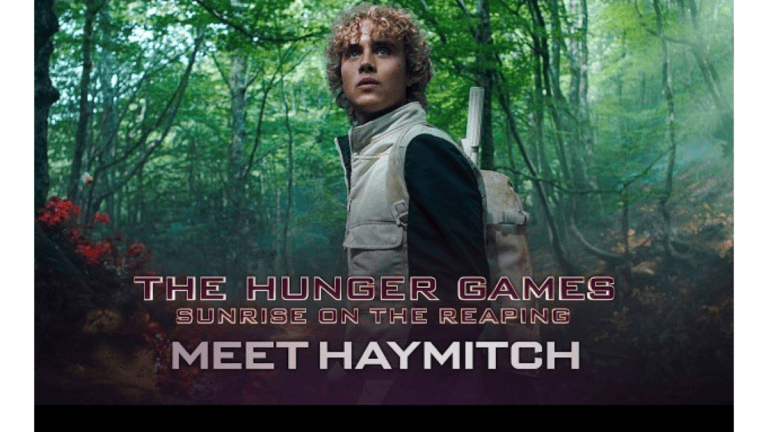 Joseph Zada as young Haymitch Abernathy in The Hunger Games: Sunrise on the Reaping