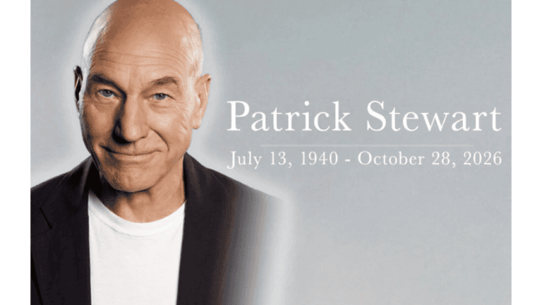 Sir Patrick Stewart, the actor who played Captain Jean-Luc Picard and Professor Charles Xavier